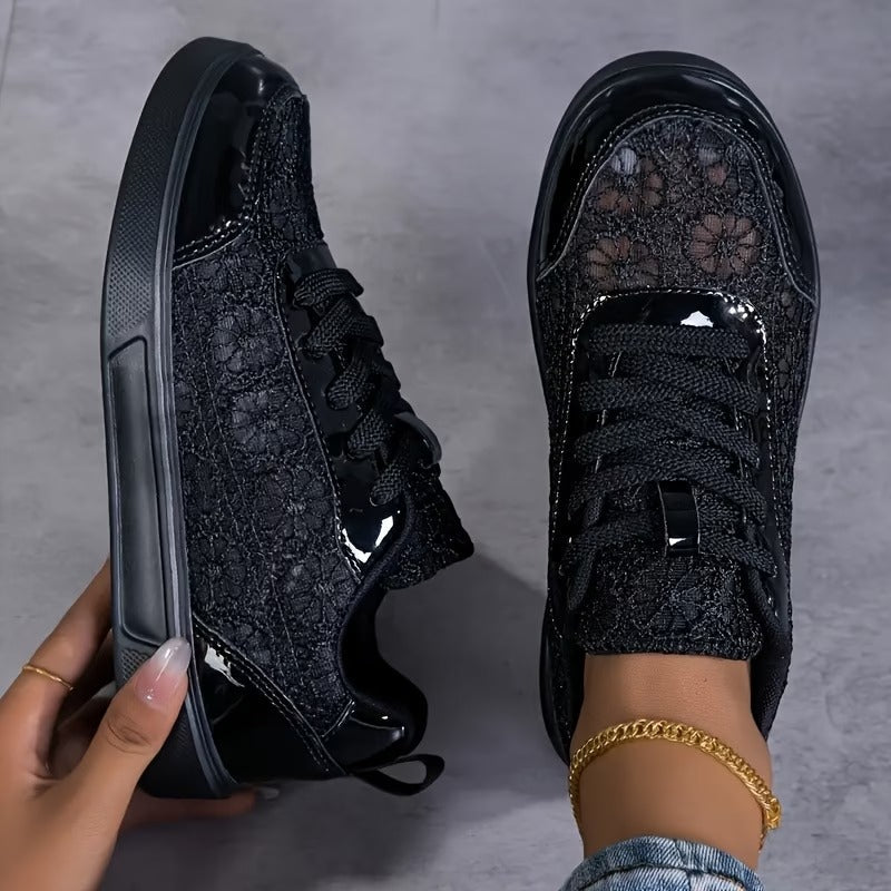 Lacey | Floral Lace Sneakers