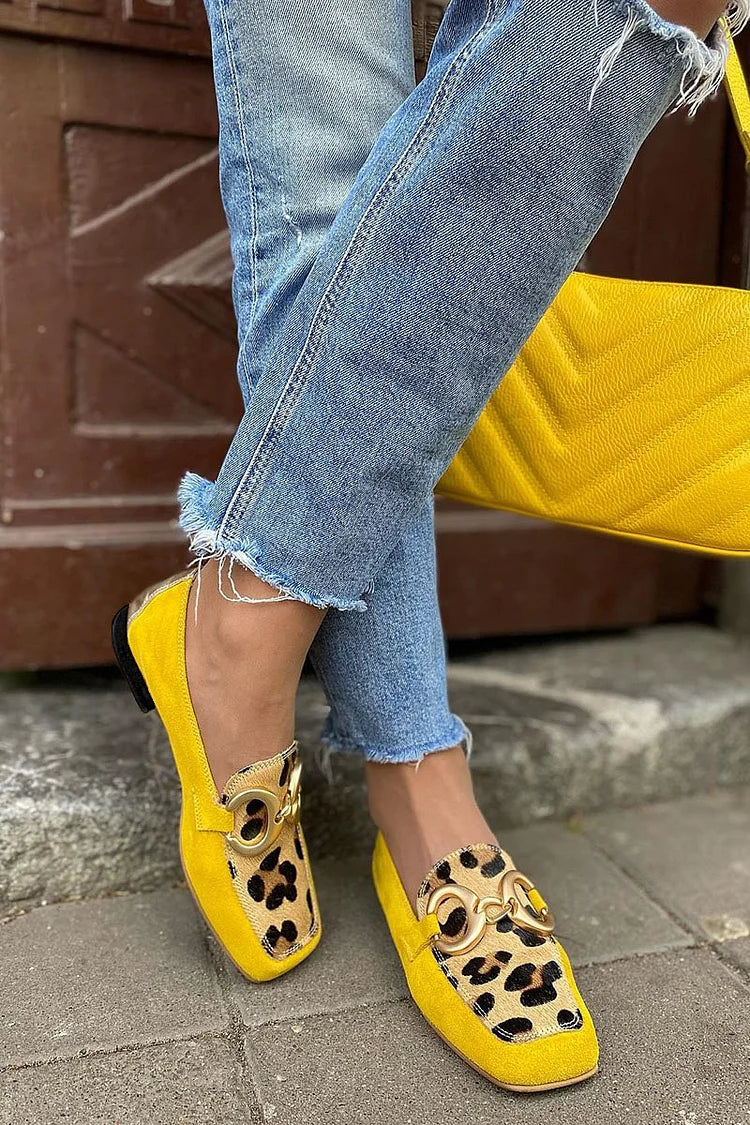 STELLE | Animal Print Loafers