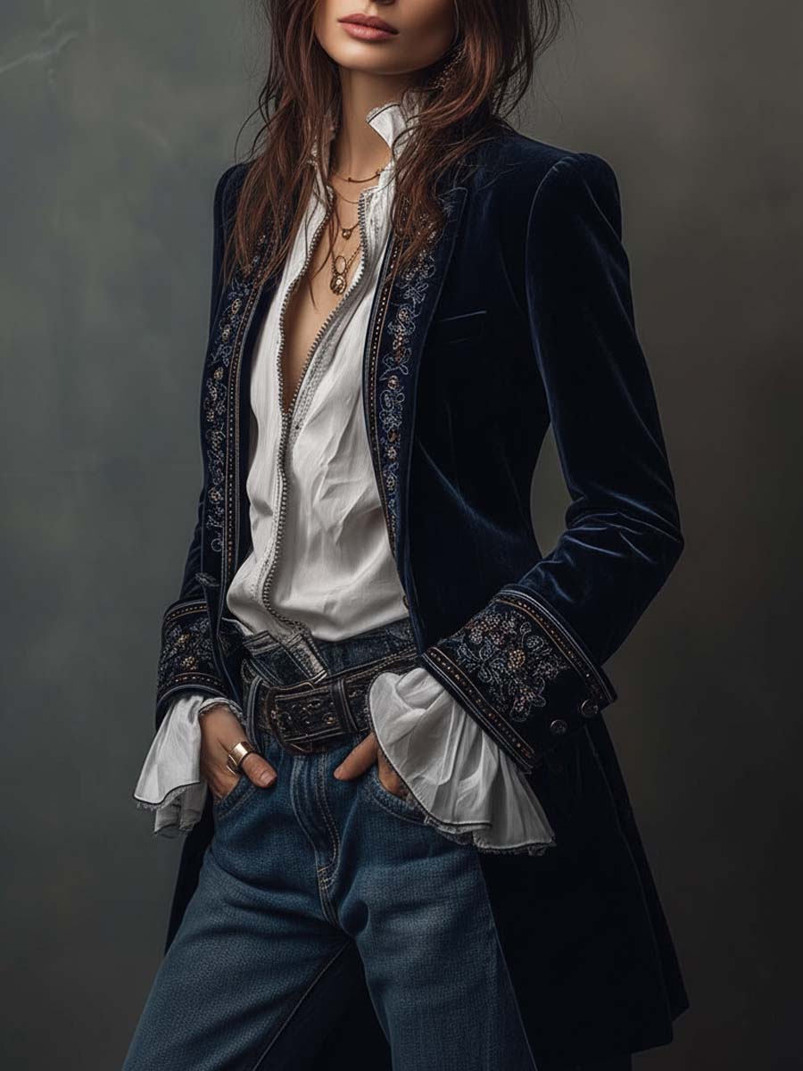 Erin | Long Vintage Jacket