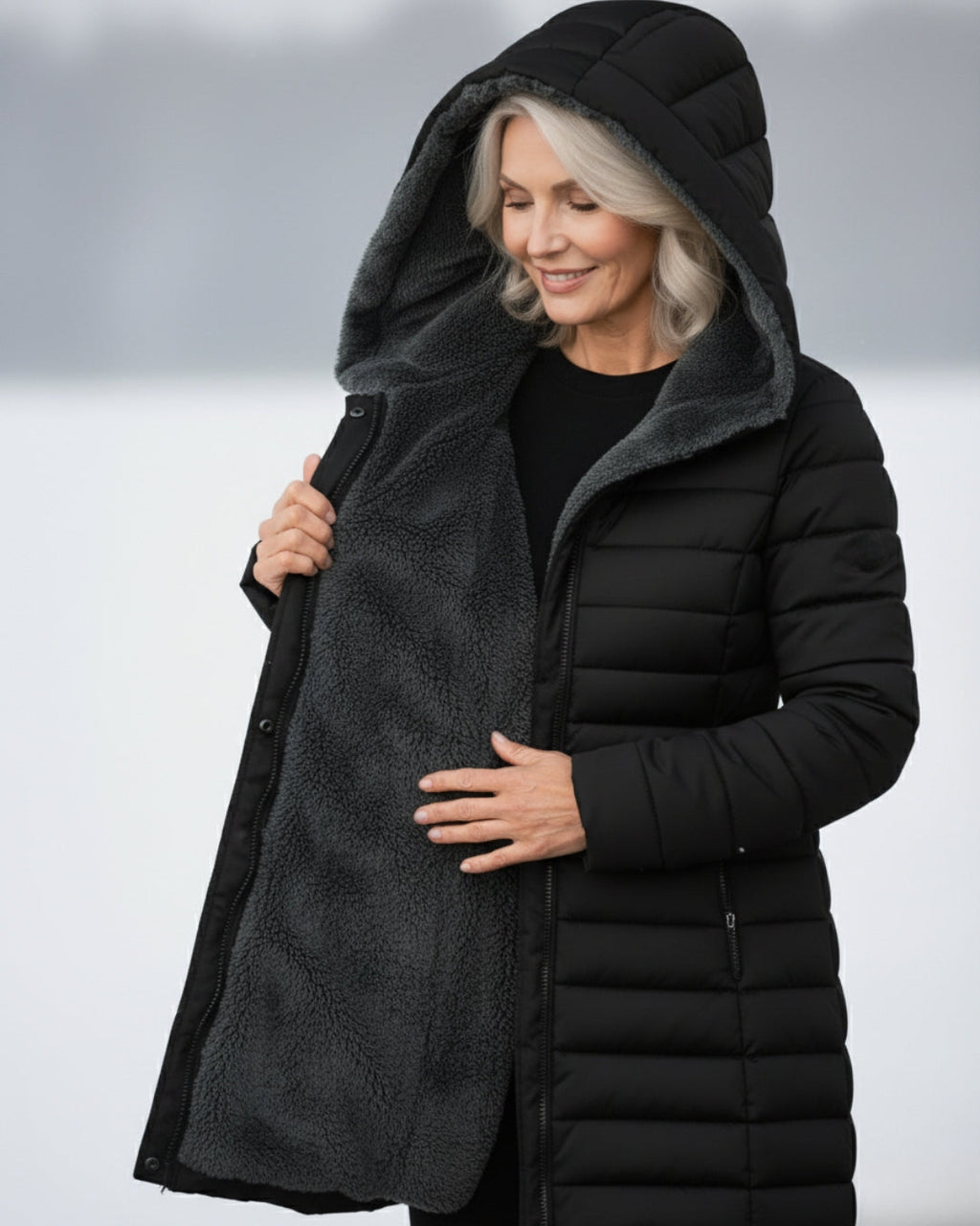 Asa | Fleece-Lined Puffer Jacket
