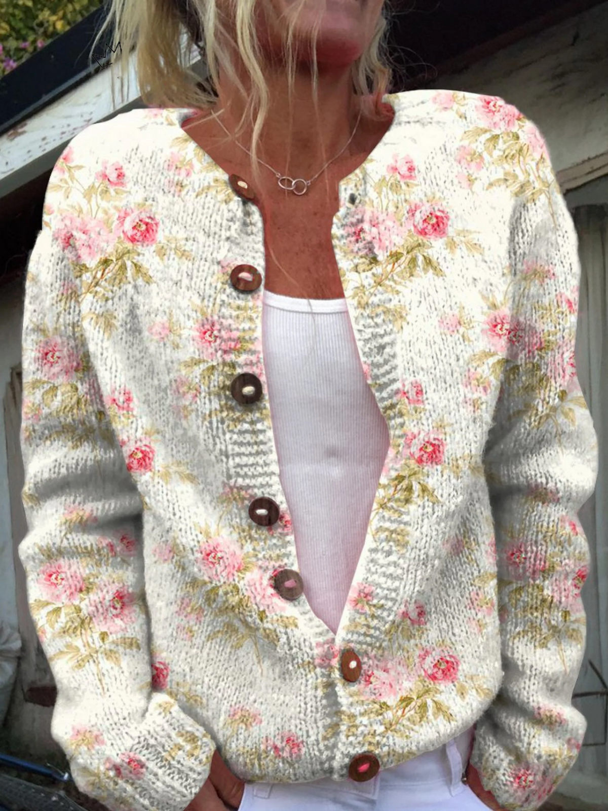 Kerensa | Vintage Flower Cardigan
