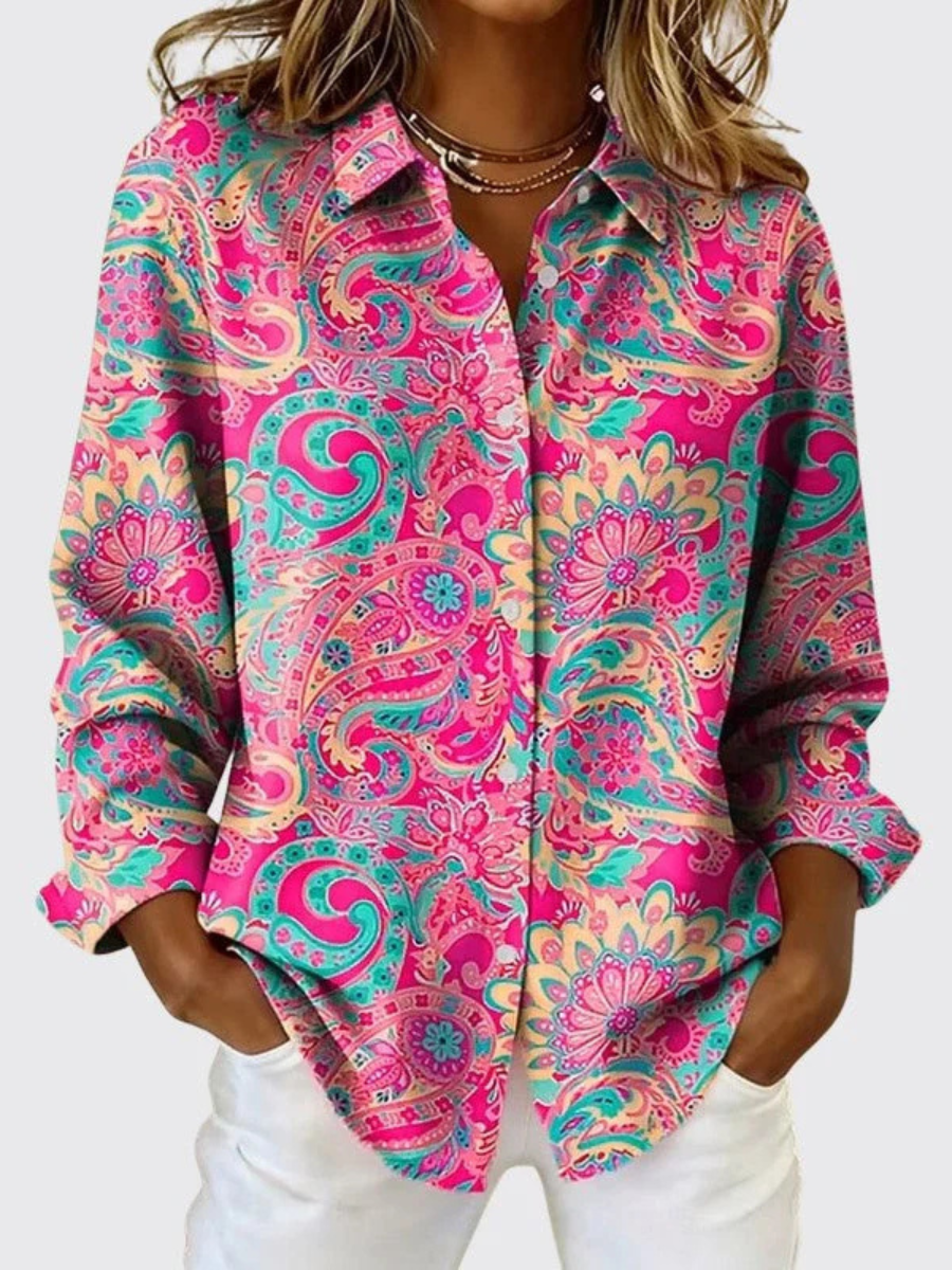 Joie | Paisley Print Button-Up Blouse