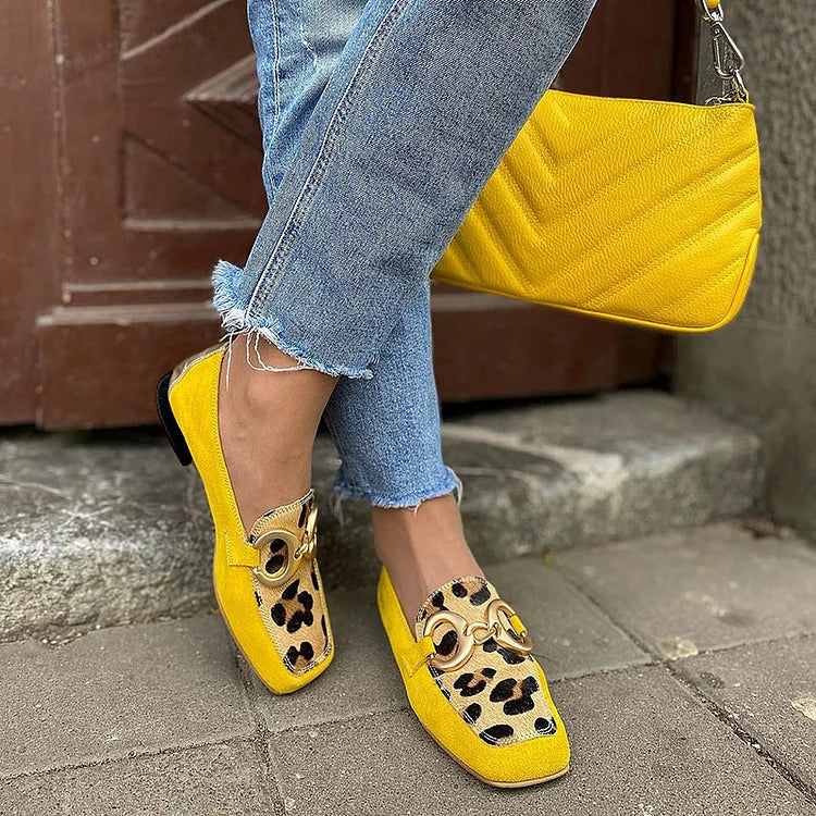 STELLE | Animal Print Loafers