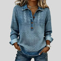 Azalea | Vintage Cable Knit Collar Sweater