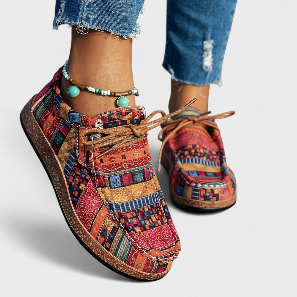 Rochelle | Orthopedic Patterned Sneakers