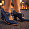 Chantelle | Leather Lace Heels