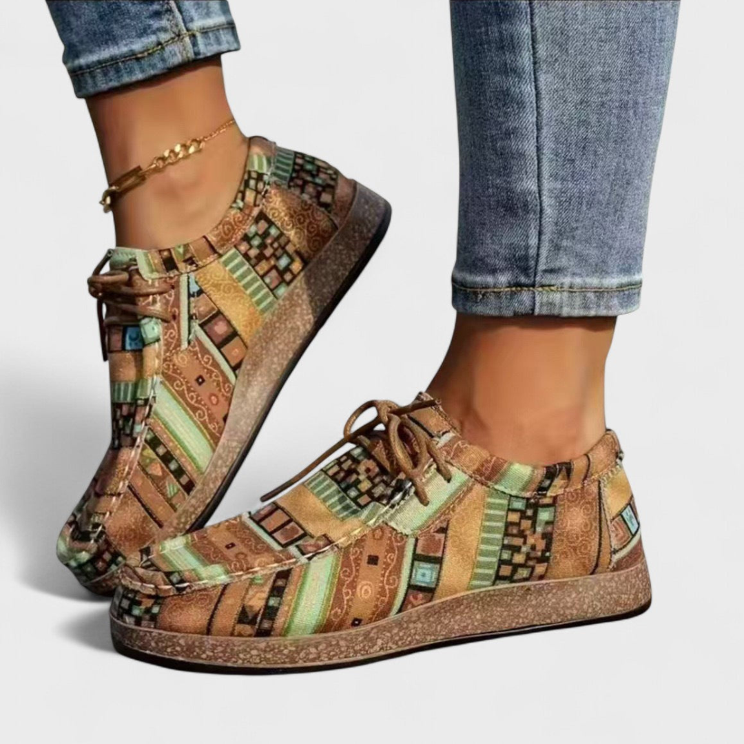 Rochelle | Orthopedic Patterned Sneakers