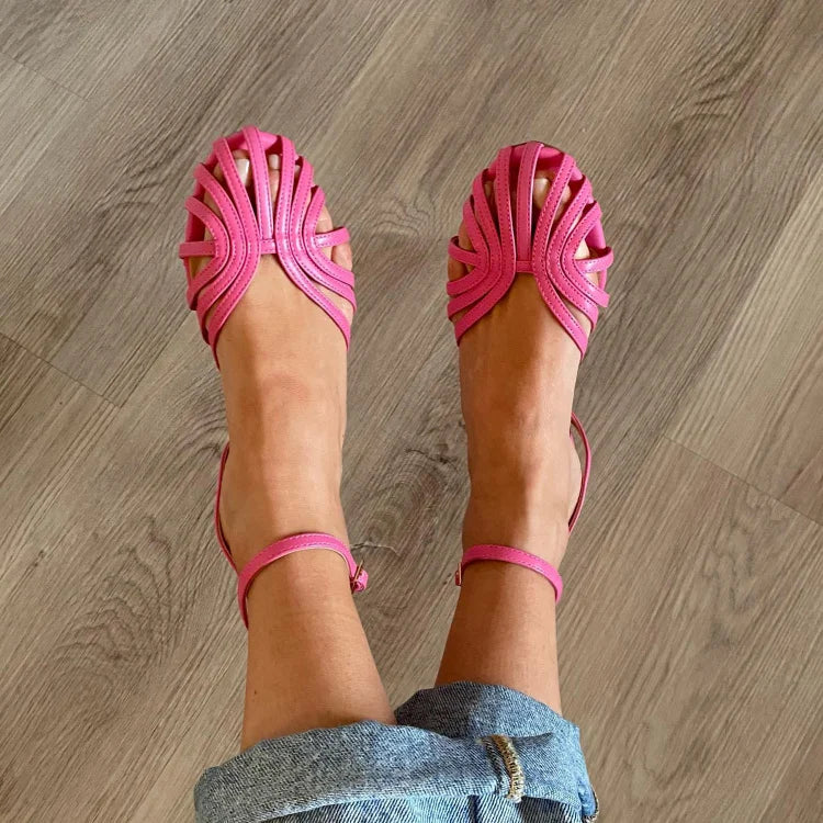 Shane | Sandals with Straps and Round Toes