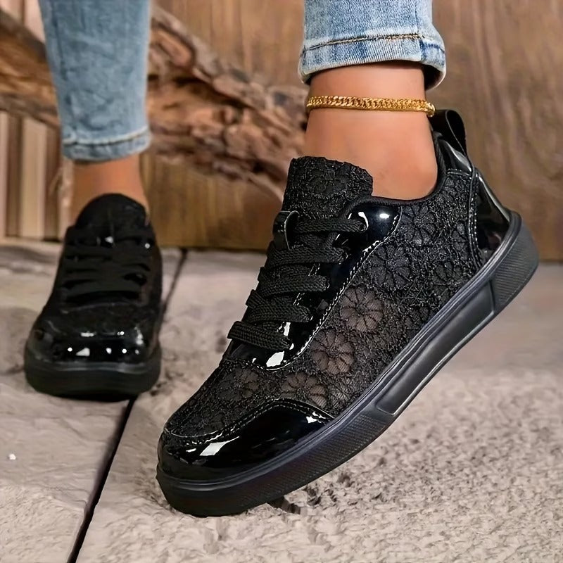 Lacey | Floral Lace Sneakers