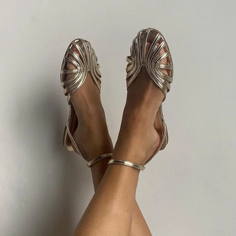 Shane | Sandals with Straps and Round Toes