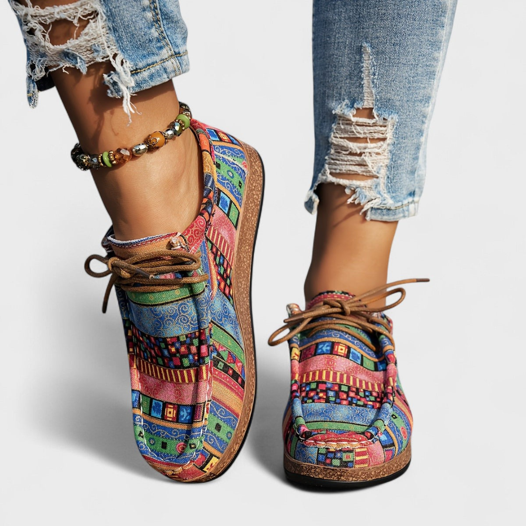 Rochelle | Orthopedic Patterned Sneakers