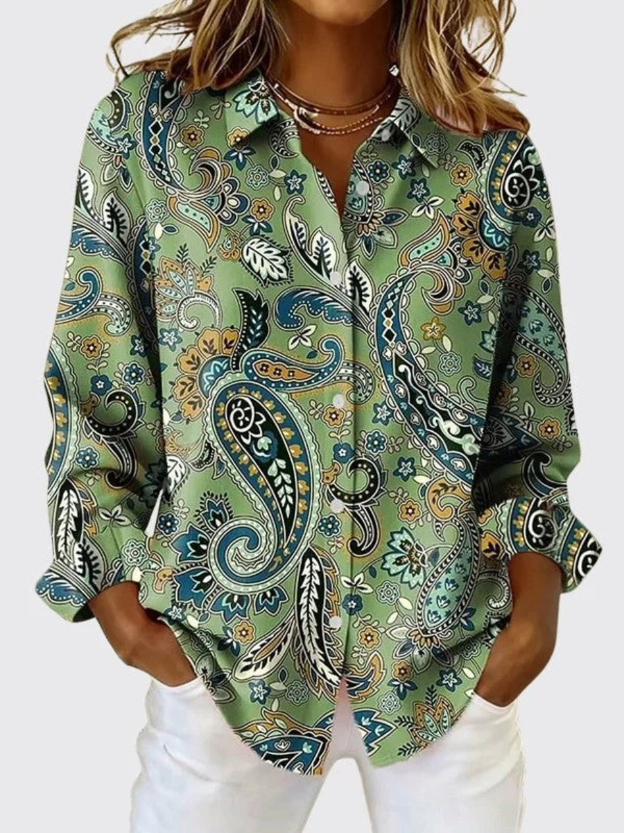 Joie | Paisley Print Button-Up Blouse