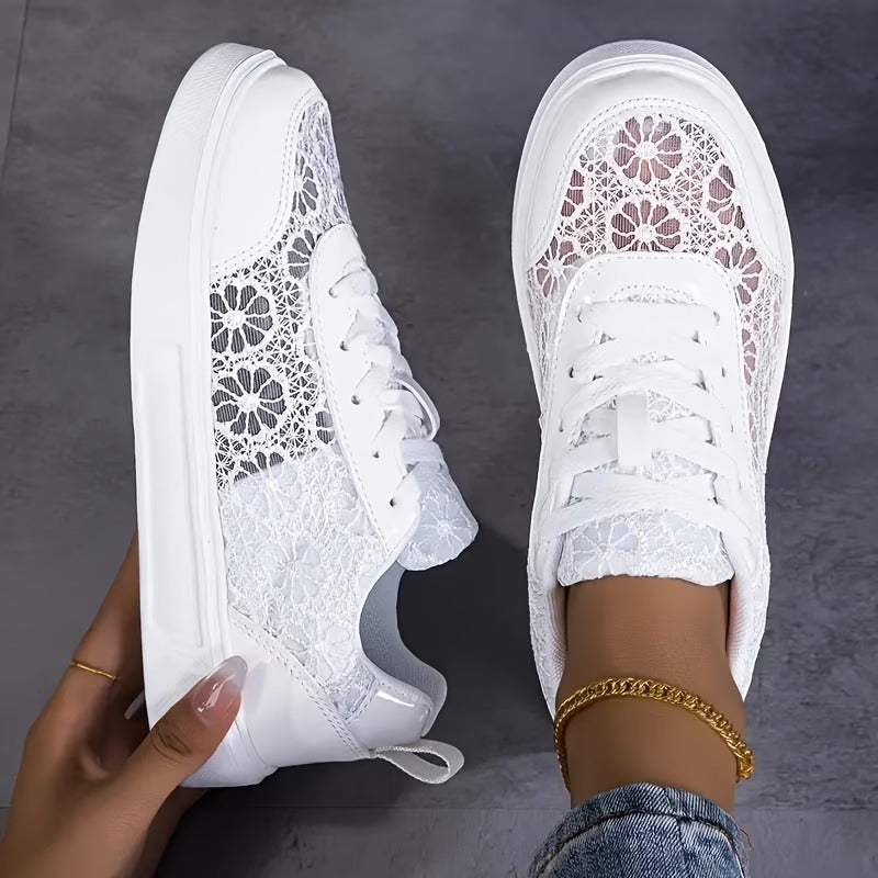 Lacey | Floral Lace Sneakers
