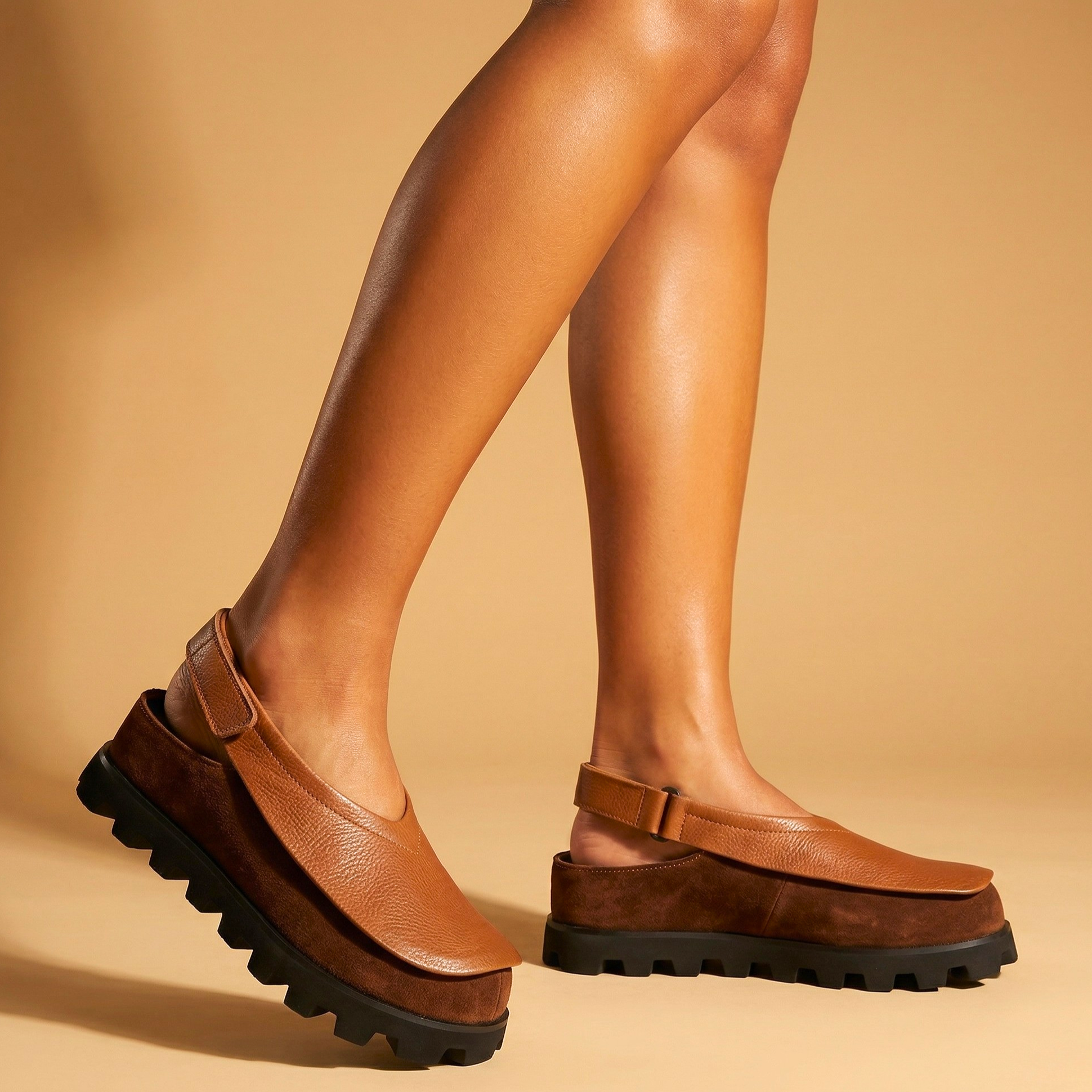 Glaiza | Leather Slingbacks