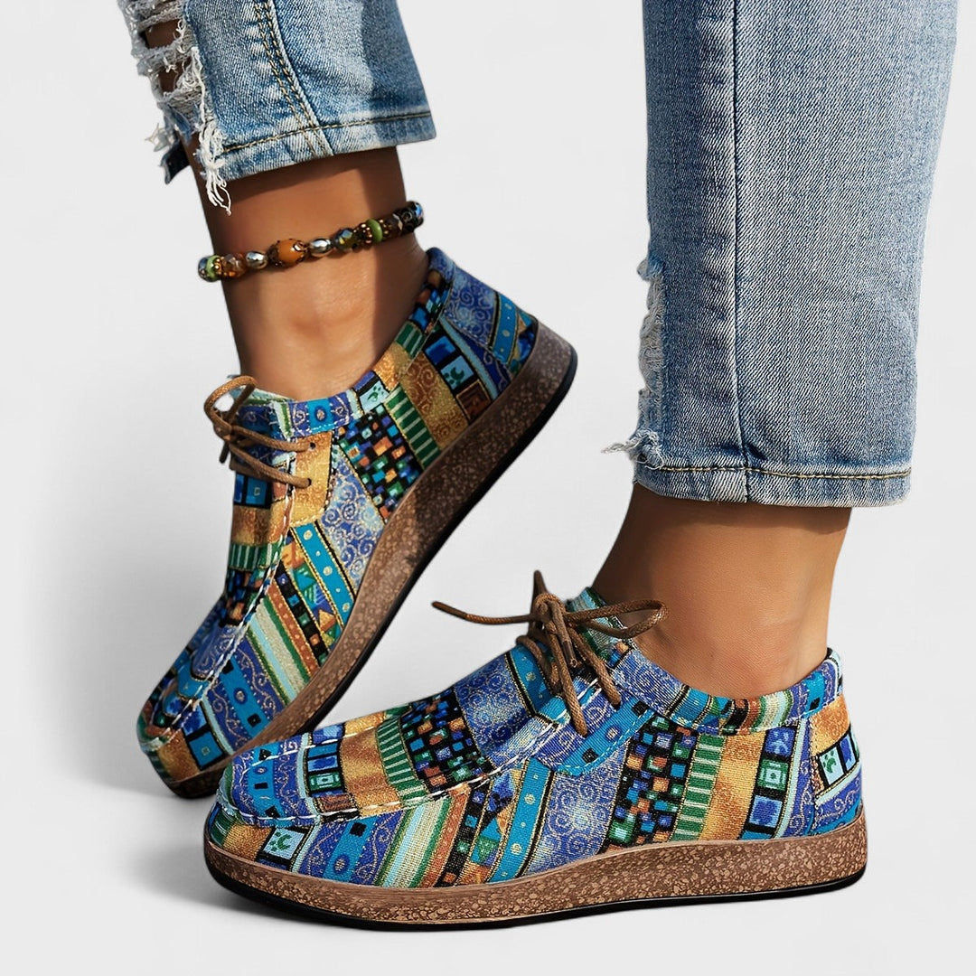 Rochelle | Orthopedic Patterned Sneakers