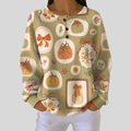 Tawnie | Bows And Pumpkins Sweatshirt