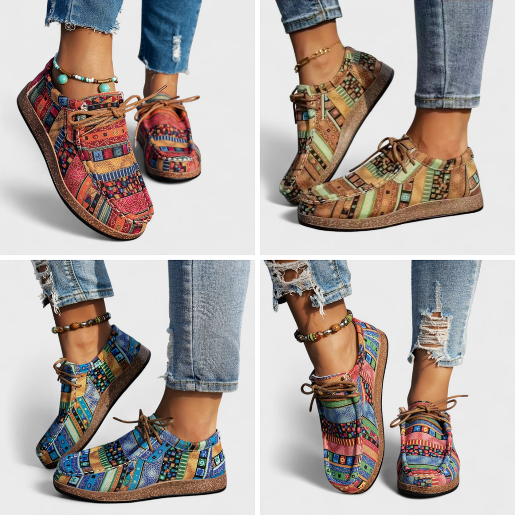 Rochelle | Orthopedic Patterned Sneakers