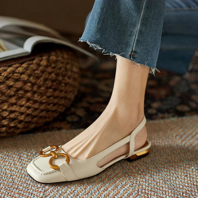 Bethina | Orthopedic Leather Buckle Sandals