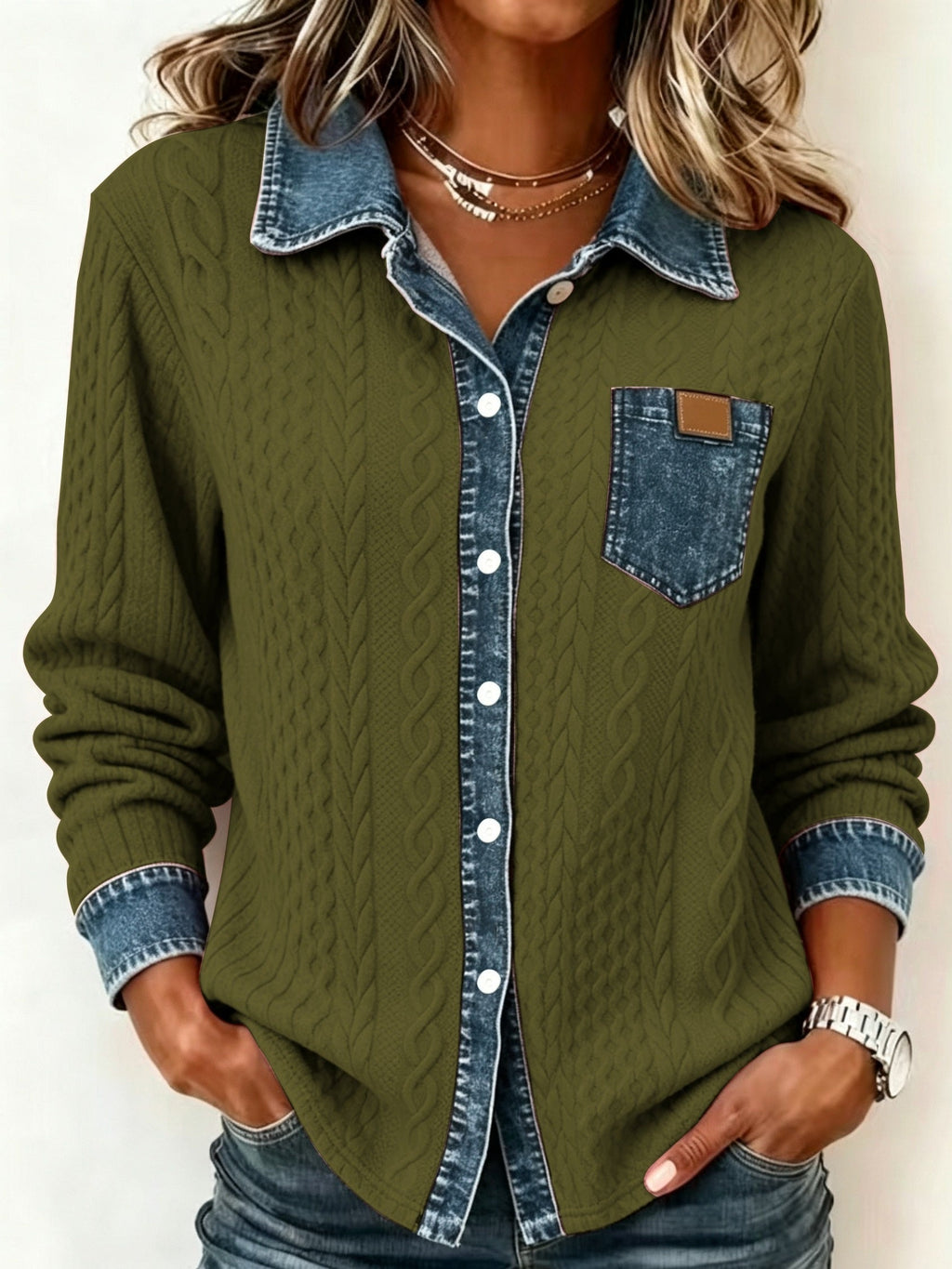 Roxy | Comfortable Denim Cardigan
