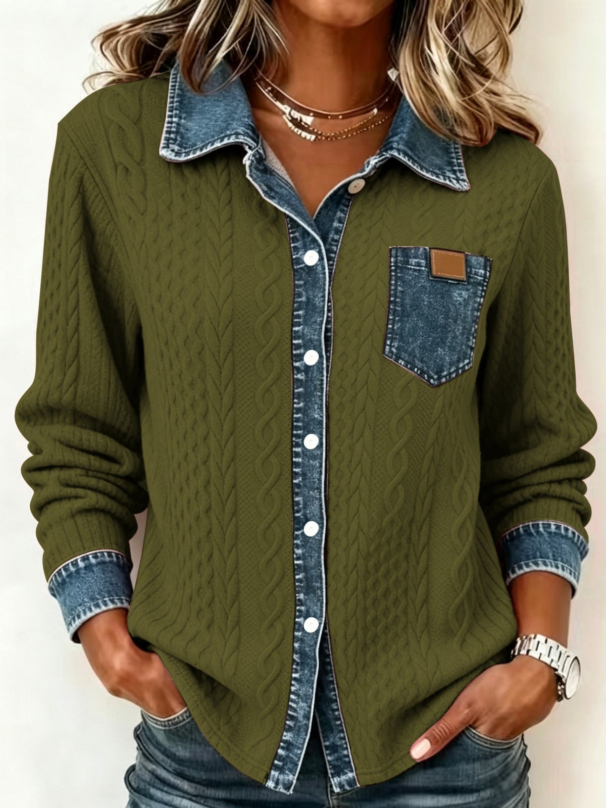 Roxy | Comfortable Denim Cardigan