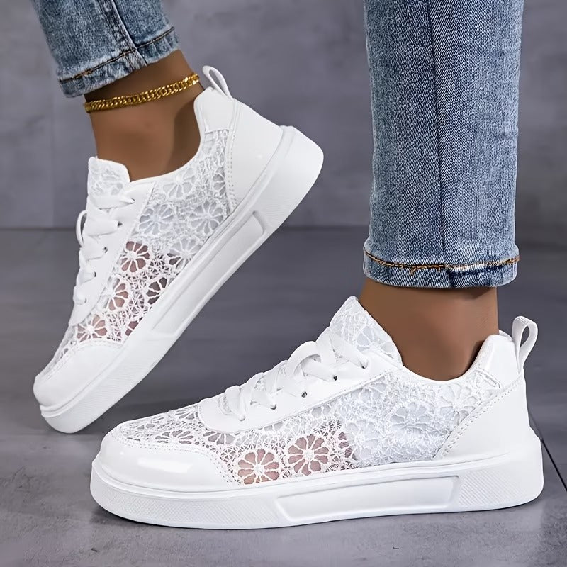 Lacey | Floral Lace Sneakers
