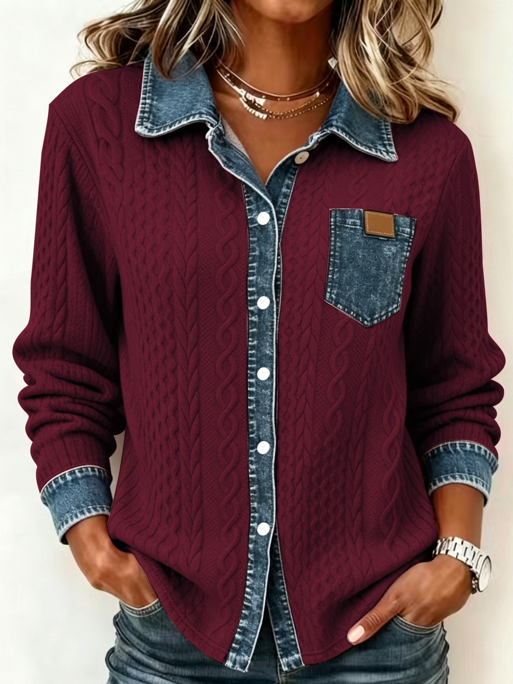 Roxy | Comfortable Denim Cardigan