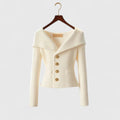 Darcy | Flattering Wide-Collar Cardigan