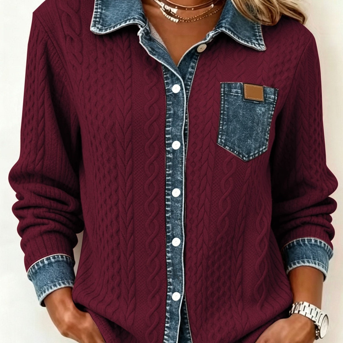 Roxy | Comfortable Denim Cardigan