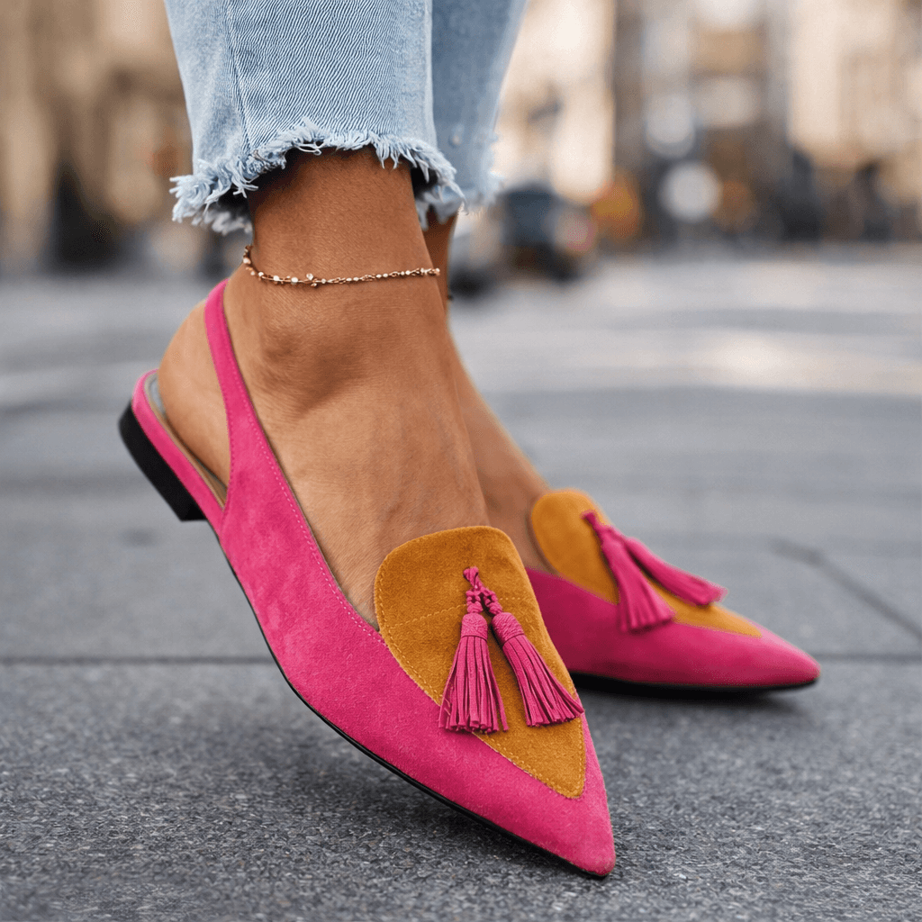 Emma | Sandals with straps and tassels
