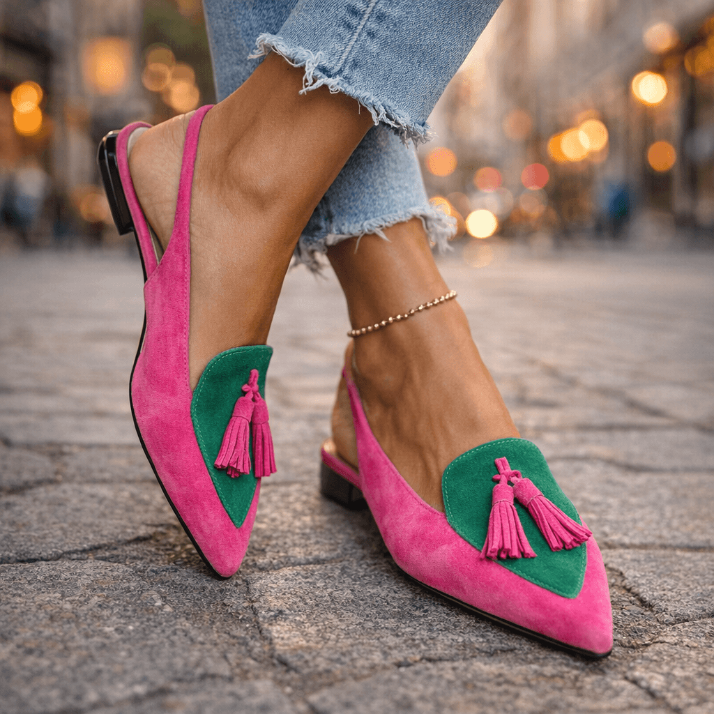 Emma | Sandals with straps and tassels