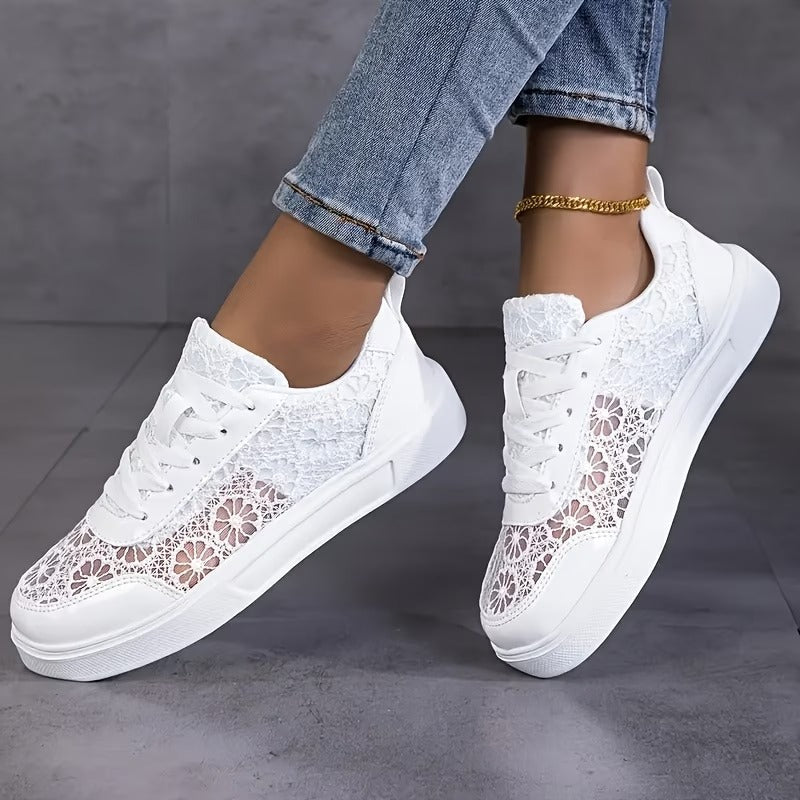 Lacey | Floral Lace Sneakers