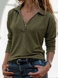 Rebekka | Lapel Zip Top Sweater