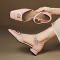 Elvane | Buckle Leather Mary-Janes