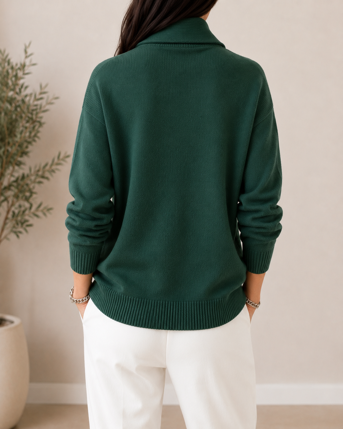 Selena | Soft V-Neck Jumper