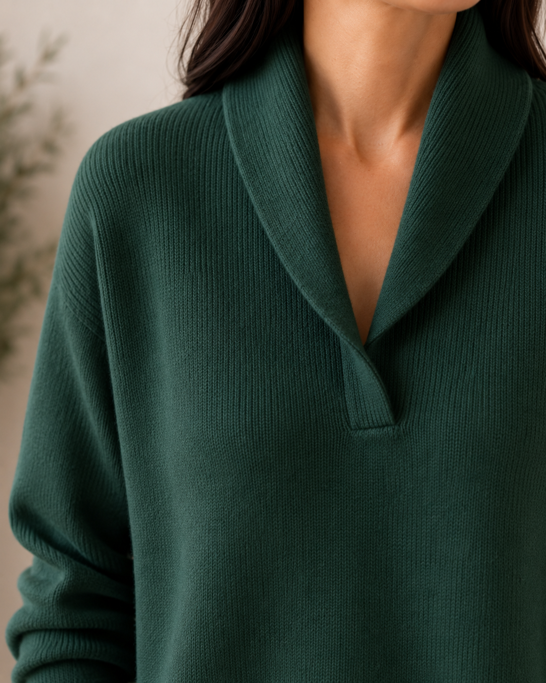 Selena | Soft V-Neck Jumper