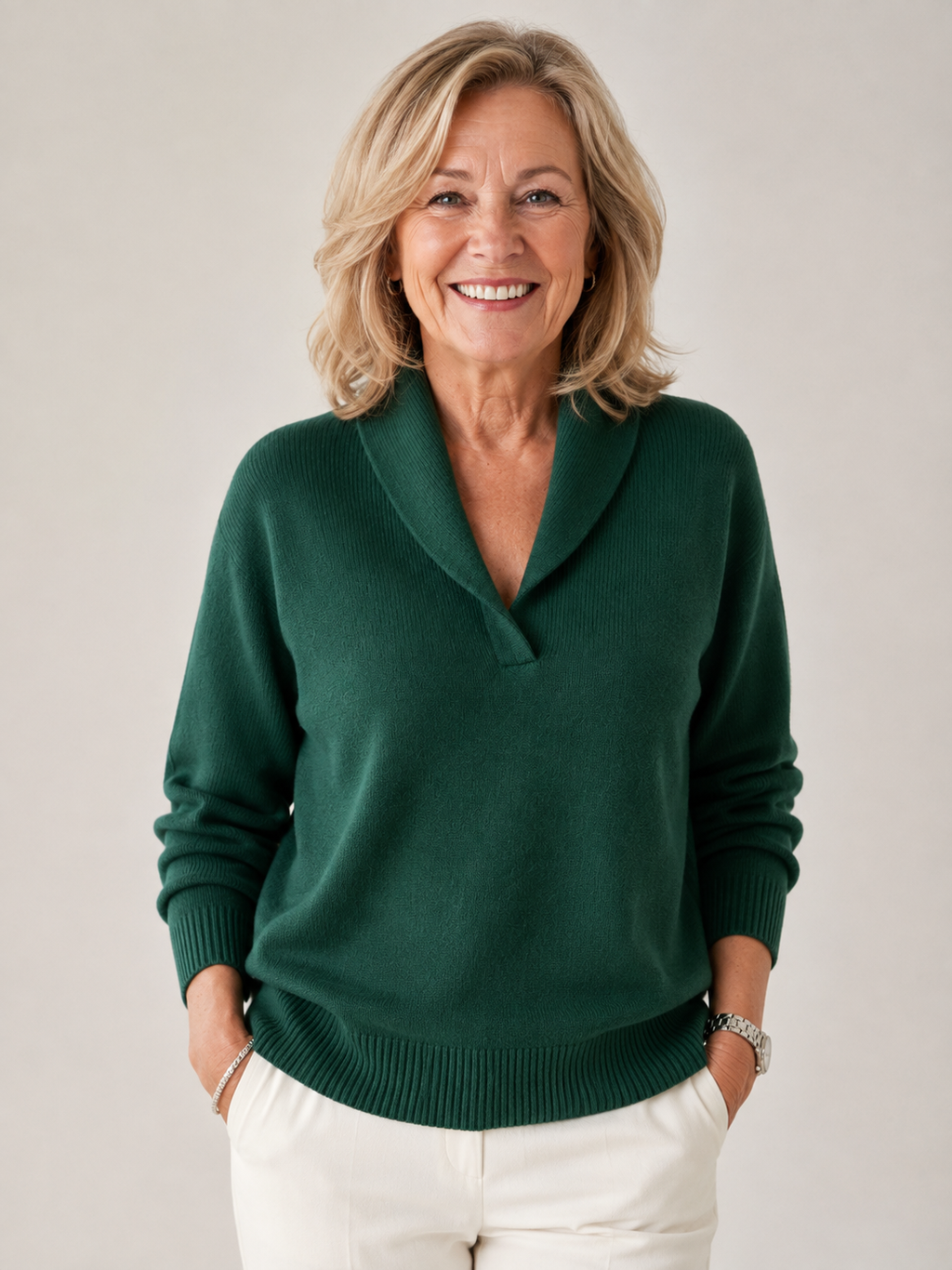 Maxine | Shawl Collar Sweater