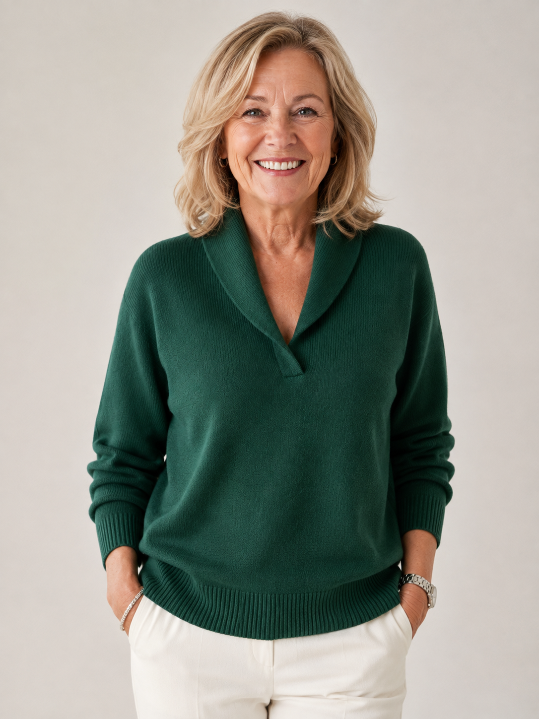 Maxine | Shawl Collar Sweater