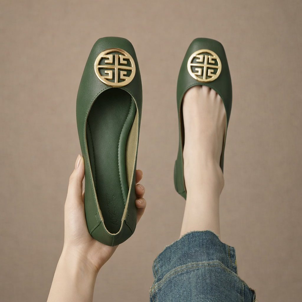 Orchard | Leather Flats