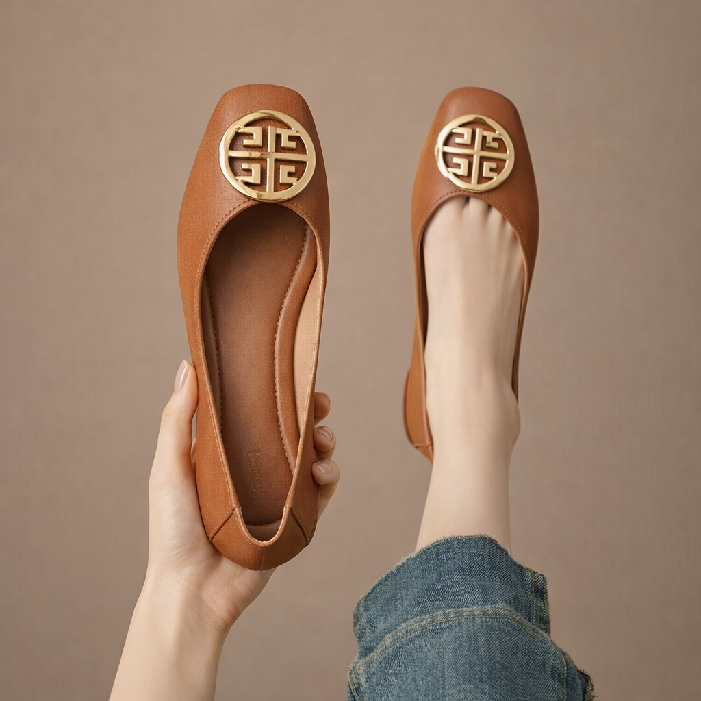 Orchard | Leather Flats