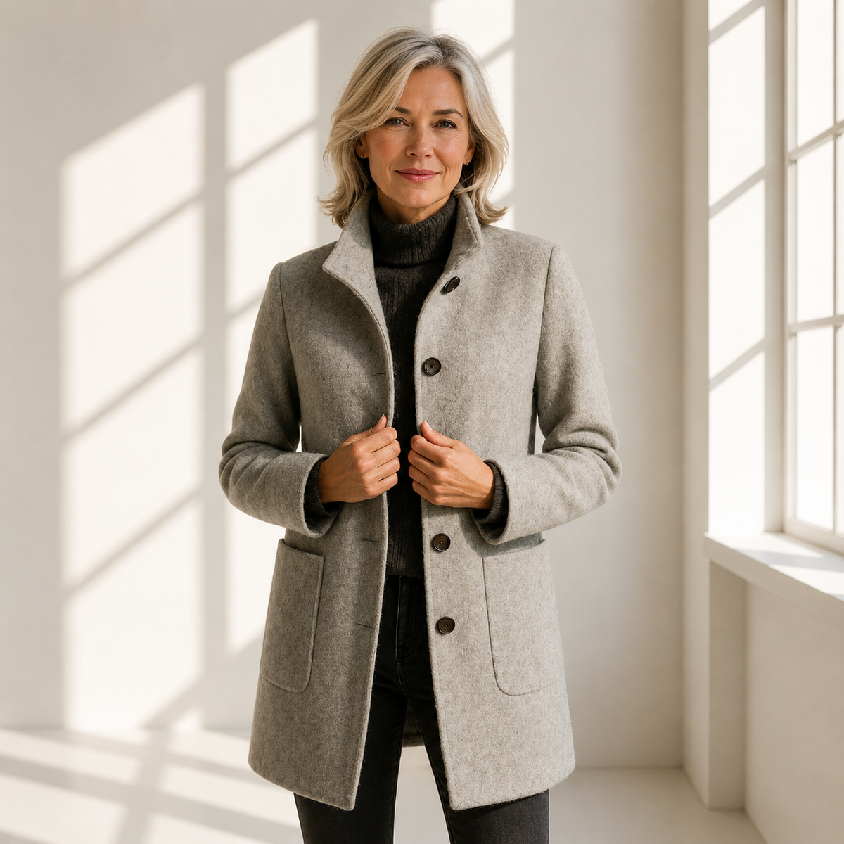 Ethel | Midi-Cut Wool Coat