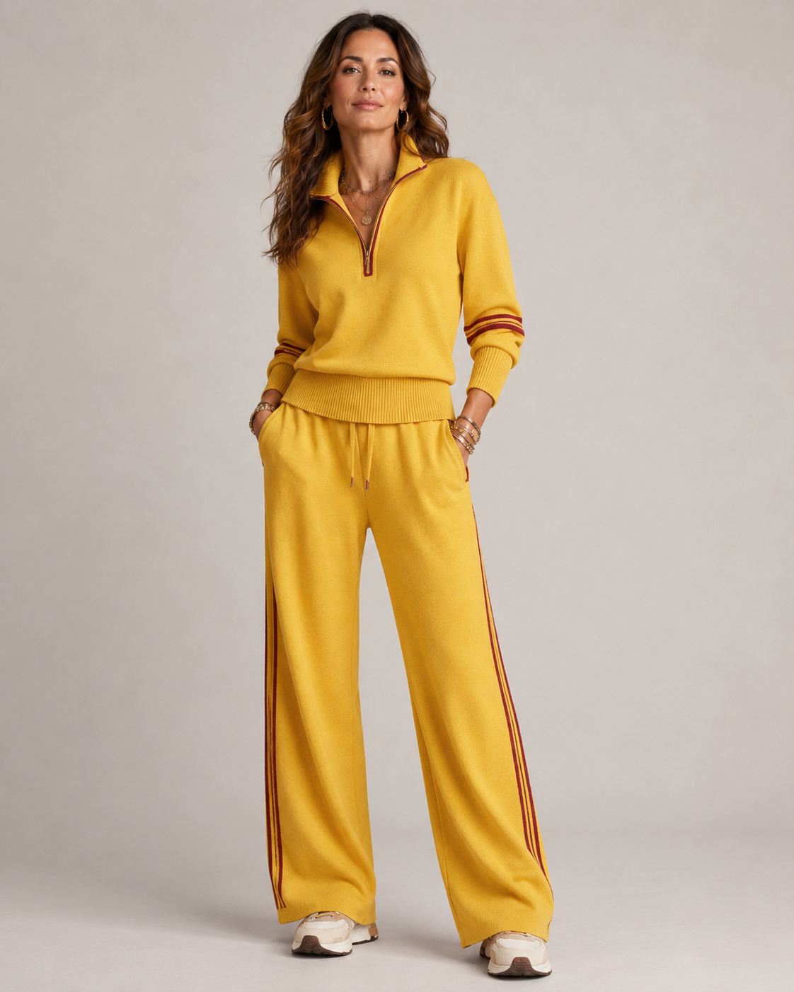 Maisie | Two-Piece Set Quarter Zip