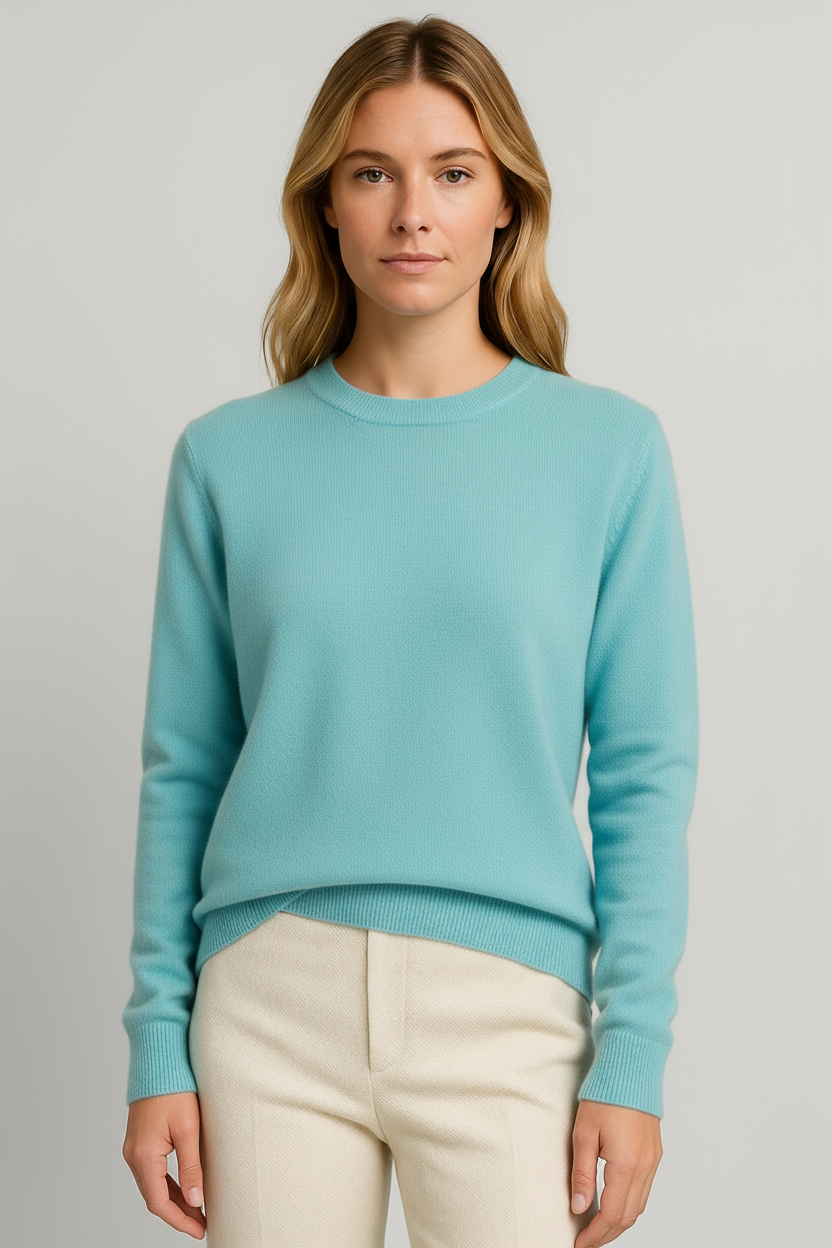 Freja | Classic Crewneck Cashmere Sweater