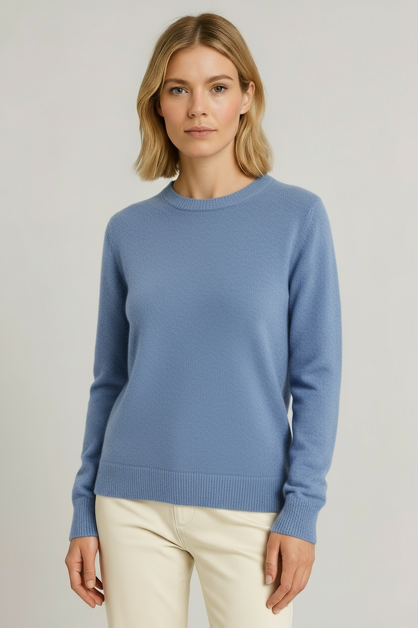 Freja | Classic Crewneck Cashmere Sweater