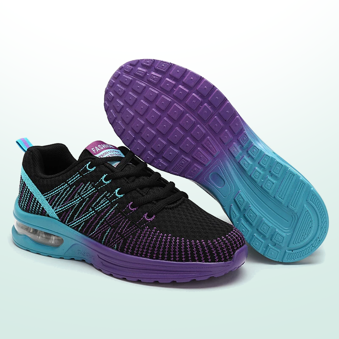 Zoey | Orthopedic Shoes in Black & Purple