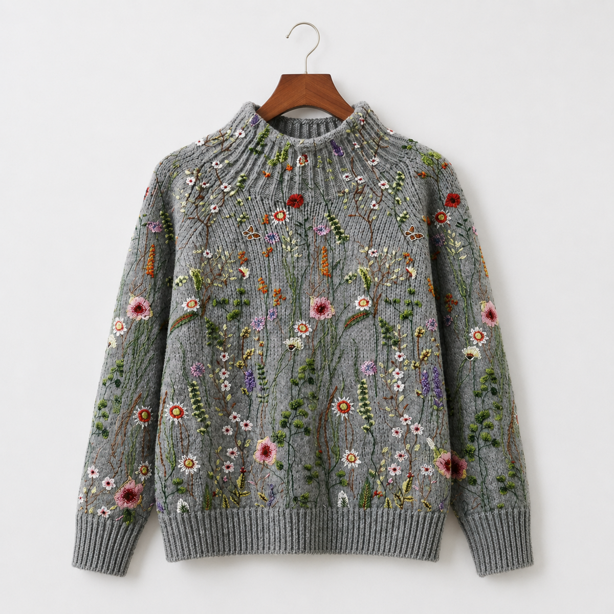 Raiza | Floral Knit Sweater