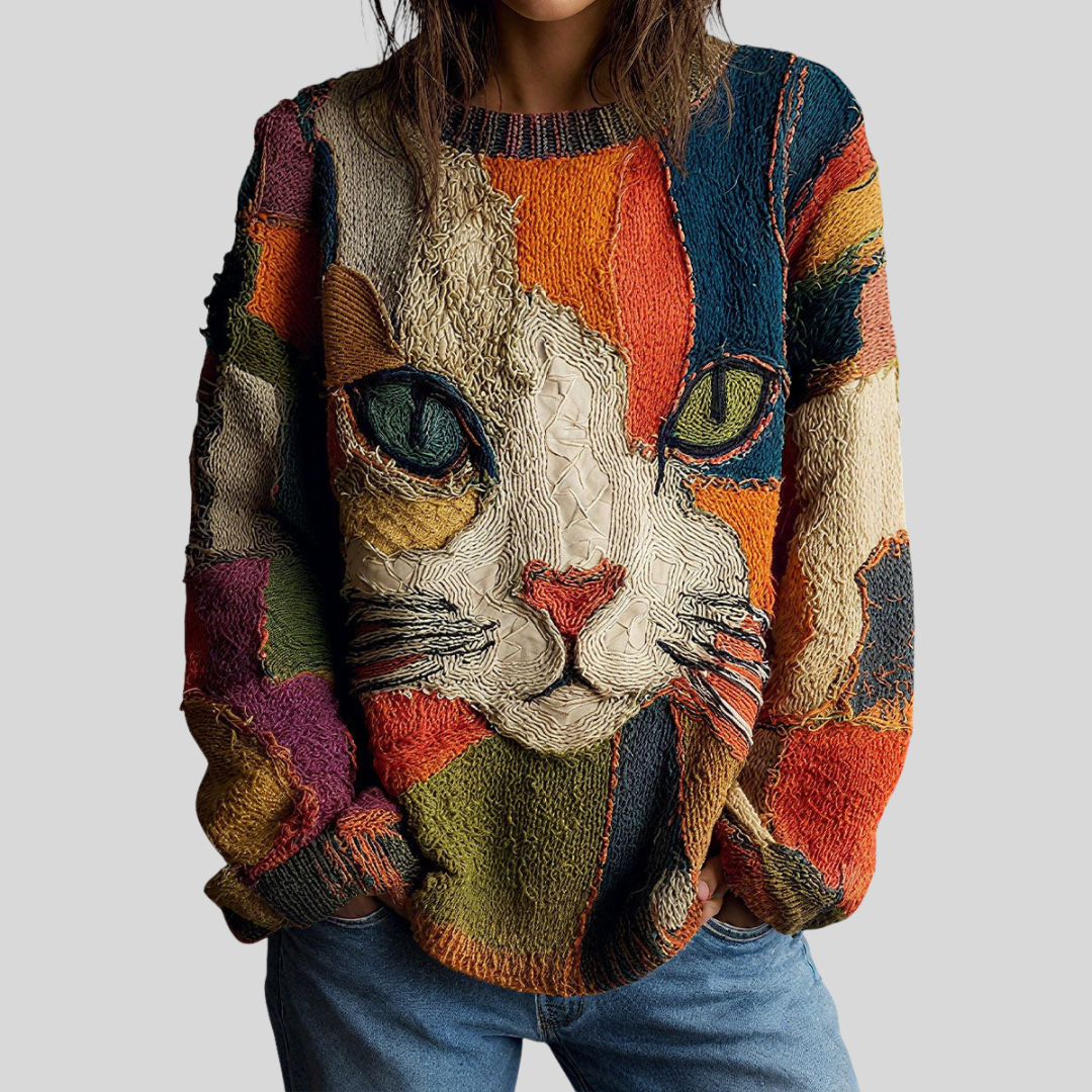 Zariah | Artistic Cat Statement Top