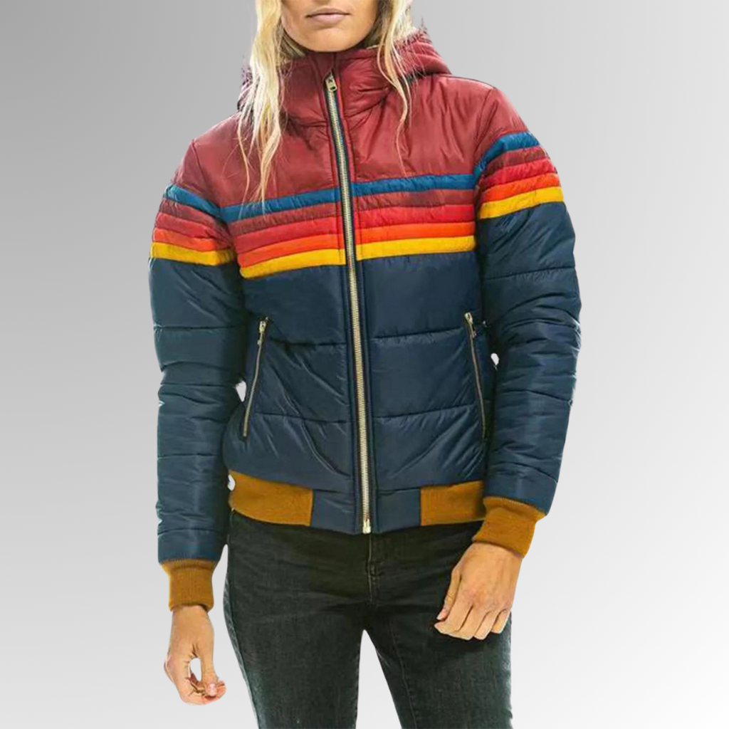 Michelle | Waterproof Jacket with Hood and Elegant Fit