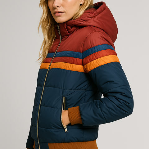Michelle | Waterproof Jacket with Hood and Elegant Fit