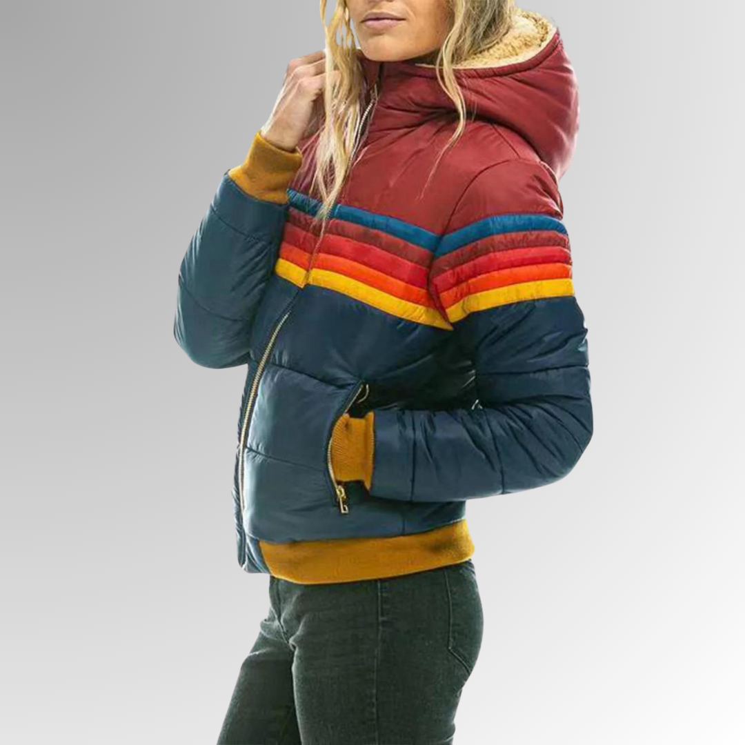 Michelle | Waterproof Jacket with Hood and Elegant Fit