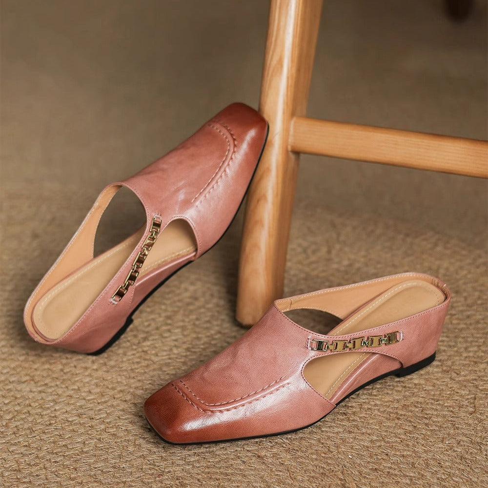 Avella | Leather Mules